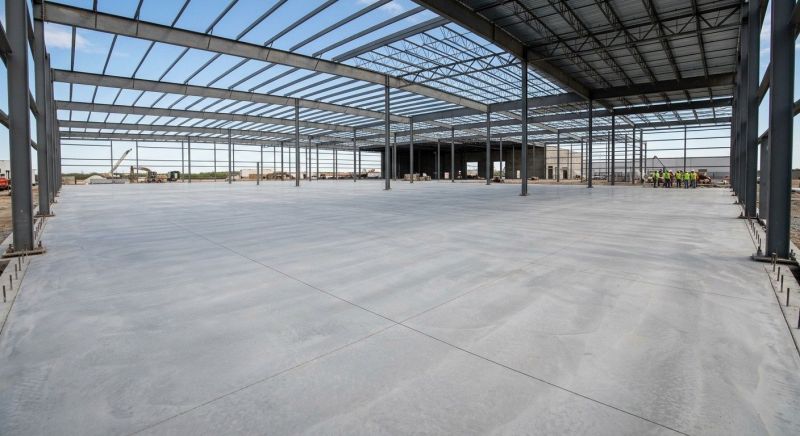 Commercial Slab Installation in Greenville, SC